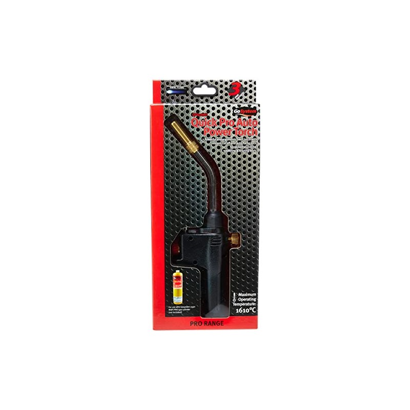 GoSystem QP8088H Quick Pro Auto Power Torch,Black