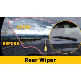 East Forest 12" & 11" Rear Wiper Arm Blade For Honda Pilot 2016-2022 OEM Replacement US