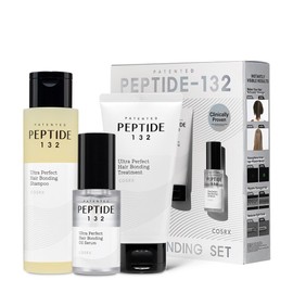 COSRX Peptide-132 Ultra Perfect Hair Bonding 3 types (shampoo 200ml + treatment 120ml + oil 28ml) / 펩타이드-132 울트라 퍼펙트 헤어 본딩 3종(샴푸 200ml+트리트먼트 120ml+오일 28ml)