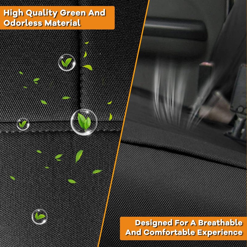 Kistrba Truck Seat Cover Compatible with 1995-2000 Toyota Tacoma, Knitted