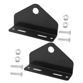 GLEAVI 2sets Zero Turn Mower Trailer Hitch Kit Heavy-duty Steel Tow Hitch for Lawn Tractor Easy Installation Exceptional Load Capacity Black Design