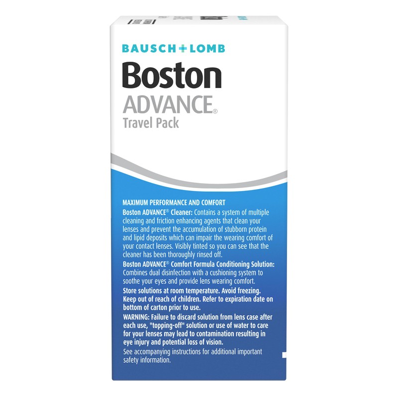 Boston ADVANCE Contact Lens & Conditioning Solution, Travel Kit for