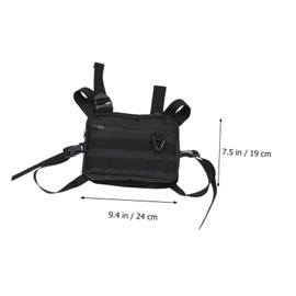 SAFIGLE Multi-Pocket Hairdressing Scissor Storage Bag Adjustable Barber Waist Bag for Hair Tools Sturdy Vest Style Organizer for Stylists and Hairdressers