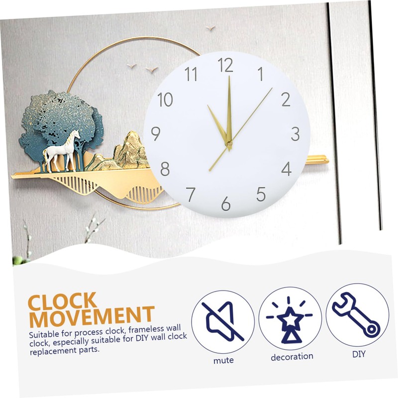 Operitacx 1 Set Replacement Clock Movement Mechanism for DIY Wall
