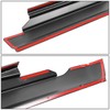 DNA Motoring ZTL-Y-0161 Matte Black Textured Rocker Panel/Sill Plate Cover