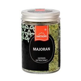 Marjoram, Freeze-Dried – 4 g in Hartkorn Gourmet Glass – Resealable and Refillable