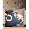 The Beach Stop Chimpanzee Monkey Printed Cushion Cover | Gift