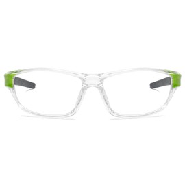 Wraparound full lens Safety Glasses with Readers Sport Magnifying Safety Reading Goggles for Men Women (green, 1.25, multiplier_x)