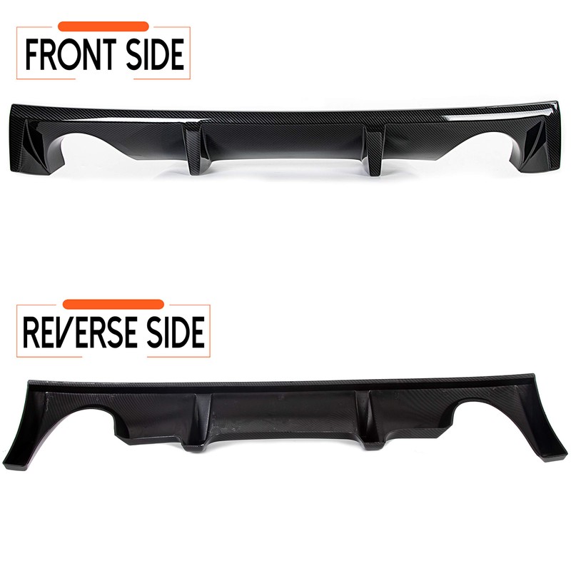 ECOTRIC Rear Bumper Diffuser Lip Compatible with 2003-2008 Nissan 350Z