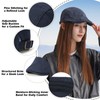 TAGVO Unisex Schiebermütze Vintage Flatcap aus Baumwollmischung Atmungsaktive Sommermütze Verstellbar