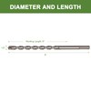 HLOFIZI 1/2" x 8" SDS Plus Hammer Masonry Drill Bits