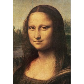 300 Piece Jigsaw Puzzle Mona Lisa/Part (Da Vinci) (26x38cm) 300-179