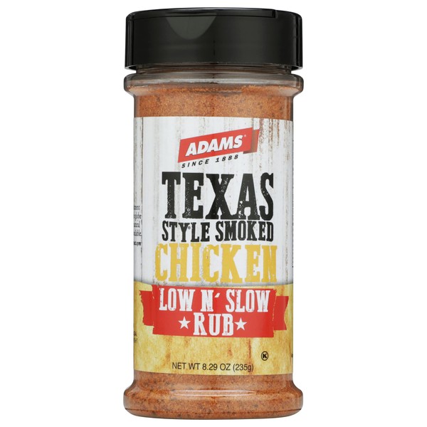 Adams Texas Style Smoked Chicken Low N’ Slow Rub, 8.29