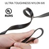 Flex Cuffs, Heavy Duty Zip Tie Handcuffs Restraint Disposable Police