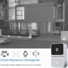 Domary Timbre de Puerta inalámbrico con cámara y vídeo, Timbre