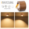 GeyouLux LED Surface-Mounted Spotlight, Dimmable, Extra Flat & 30° Swivel,