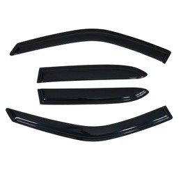Tape On Window Visors Fits for 1998-2002 Toyota Corolla, Side Auto Window Wind Deflectors, Ventshade, Rain Guards for Cars/Trucks