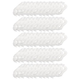 50-Pack Disposable Litter Trays Cage Liners with Stretched Edge, Fits 90 x 60cm/35.4 x 23.6in Cage Tray, Leak-Proof Odorless Plastic PE Bags for Bird, Guinea Pig, Bunny, Rabbit, Hamster, Hedgehog (L)