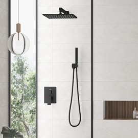 Hoimpro 12 Inch Square Rain Shower Head
