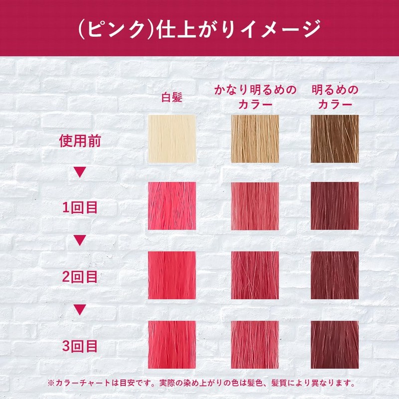 TIAS Color Shampoo 3.4 fl oz (100 ml) (Pink)