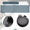 TECHZOCO Front and Lens Cap Compatible with Canon EF/EF-S 4000D