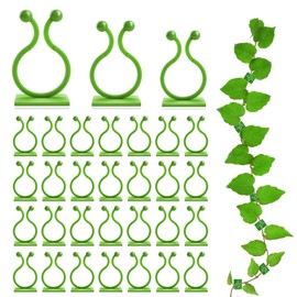 EWPJDK Wall Clips for Climbing Plants 180 PCS, Plant Clips for Climbing Plants, Wall Plant Holder for Vines Plant Clips for Indoor Plants, Vine Wall Clips Plant Hooks for Vines (Green)