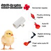 20 Pack Chicken Waterer PVC Tee Fittings - Fully Automatic