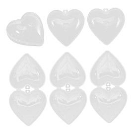 ORFOFE 6 Pcs Boxes Heart Shape Pacifier Cases Durable Storage Containers Compact Travel Friendly Design Present for Parents