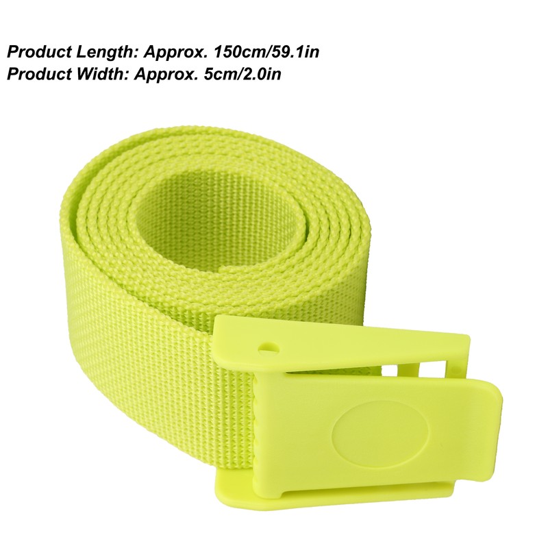 150CM Durable Diving Weights Belt Nylon Webbing Waist Belt with