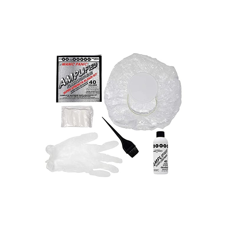 Manic Panic Flash Lightning Hair Bleach Kit 40 Volume.