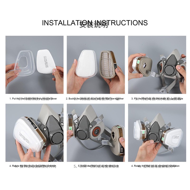 Dust Respirator Masque | Reusable Respirator Masque - Reusable Professional