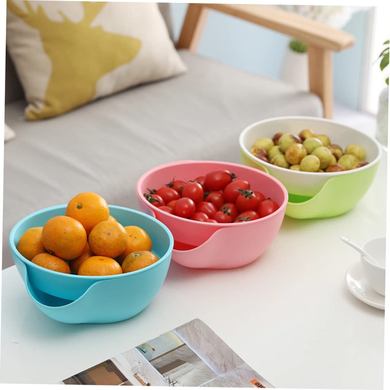 MAGICLULU Serving Dish with Snack Compartment Nut Bowl for Edamame