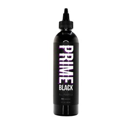 PRIME TATTOO SUPPLY Black Tattoo Ink, Made in USA, Perfect for Lining and Shading, Smooth, Consistent Ink, Professional Tattoo Supplies, 8oz