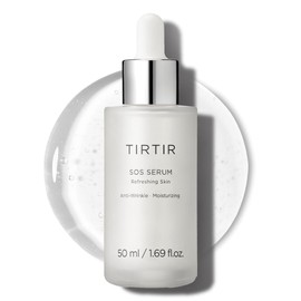 TIRTIR SOS Serum – Radiant Glow-Boosting Face Serum – Plumping, Anti-Aging & Hydrating Formula for Visibly Smooth & Glowy Skin – Fragrance-Free & Suitable for All Skin Types (1.69 fl.oz.)