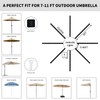 Patio Umbrella Lights 120 LED Cordless Waterproof Lights for Outdoor