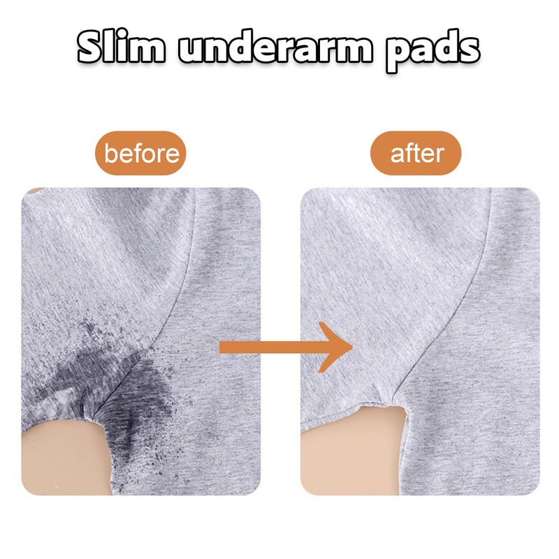 GWAWG Pack of 100 Armpit Sweat Pads, Underarm Sweat Pads