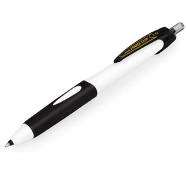 uni-ball SN-220 Power Tank Retractable Ballpoint Pen - 1.0mm - White Barrel - Black Ink - Single