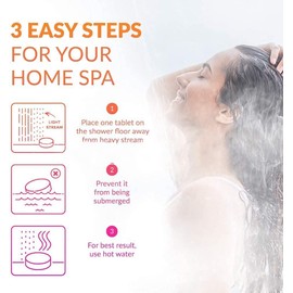 Uandhome Scented Shower Steamers Tablets, Shower Bombs Aromatherapy Vapor Steam Tablets for Stress Relief, Set of 8 Shower Steamers Tablets with Essential Oils for Relaxation and Nasal Congestion, Cozy Daily Showers Body Restore Relaxing Spa Yoga Birthda