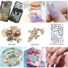 KKSJK Epoxy Resin Accessory Set with Glitter, Sequins, Dry Flowers,