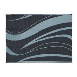 Venture Forward LED Illuminated RV Patio Mat, Wave Design, 9’ x 12’