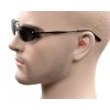 AMP Small Rimless Oval Neo Matrix Style Sunglasses Metal Super
