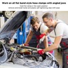 45 Degree Angled Hose Clamp Plier Anti Slip Ergonomic Flexible