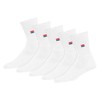 NAVYSPORT 5 Pairs Men's Crew Socks 9-12 Cotton Cushion (9-12,