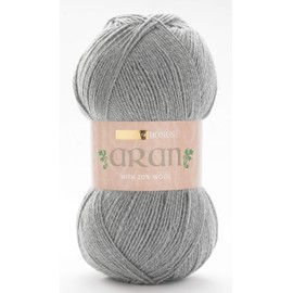 Sirdar (Hayfield) Bonus Aran Wool Knitting Yarn Celtic Grey 997 - per 400g ball by Sirdar