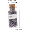 12 Packs Gemstone Bottles 12 Bottles Of Natural Crystal Stone