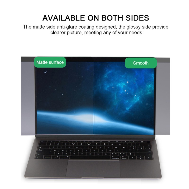 17.3in Laptop Screen Protector 16:9 AntiPeep ATM Machine Monitor Front
