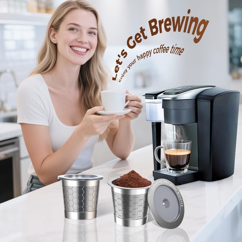 CTIANWXY Reusable K Cups for Keurig 1.0，Stainless Steel K Cup