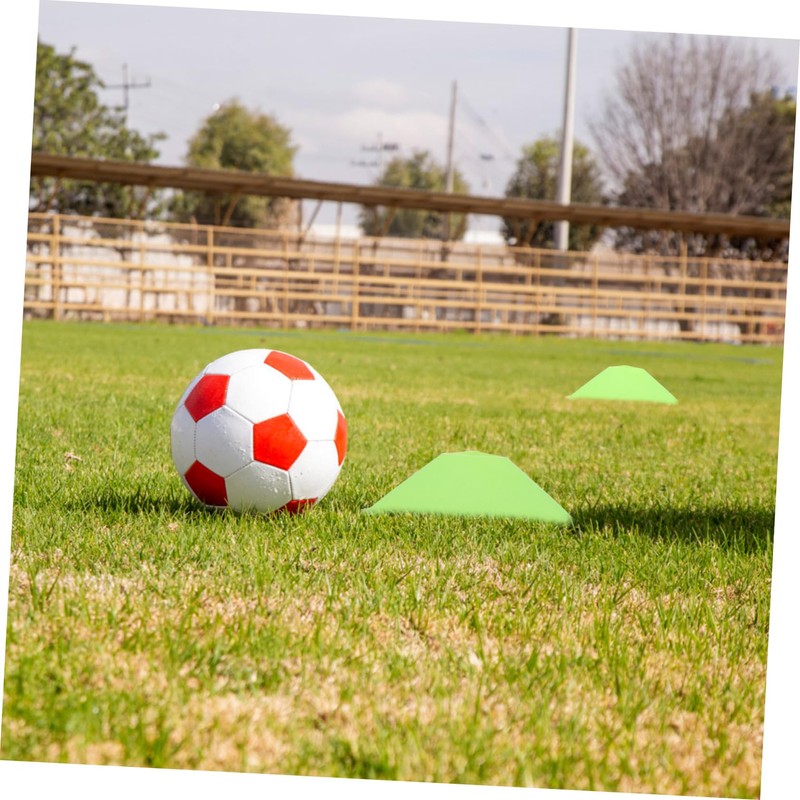Kisangel 12pcs Multi-Function Soccer Training Cones Pe Agility Markers for