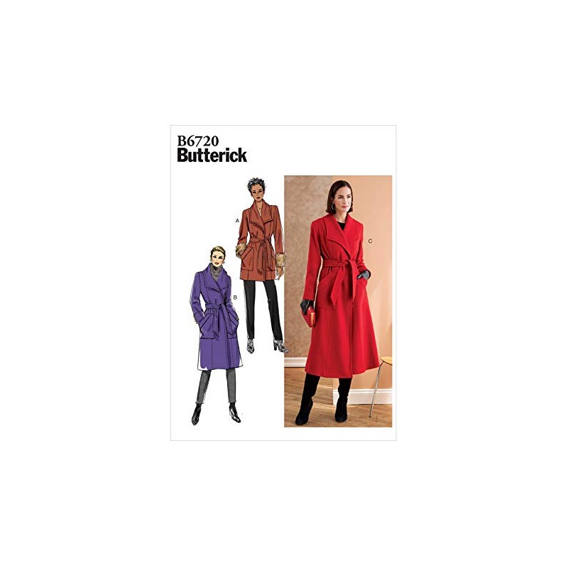 Butterick Paper Pattern-B6720XY-MISSES-OUTERWEAR