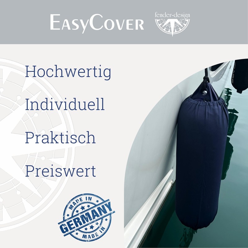 fender-design EasyCover Fender Cover for Langfender 2 Pack (Size S2